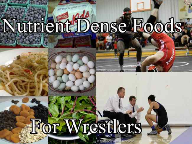 Wrestling nutritional needs